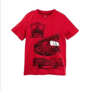 Carter's Red Firetruck Graphic T-Shirt